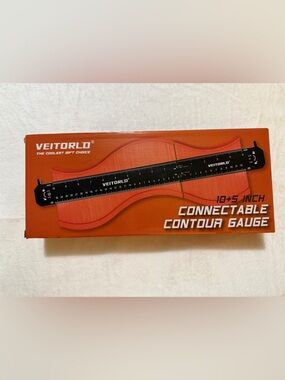 Contour Gauge Tool with Lock 5+10 Inch Woodworking Tools for Measuring